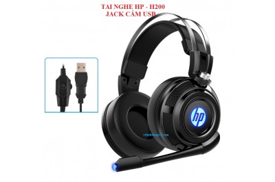 TAI NGHE HP - H200 LED 01 JACK CẮM USB